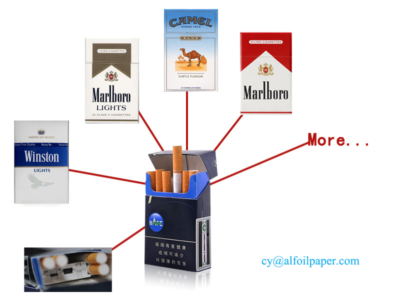 Virgin pulp Customized branded cigarette box