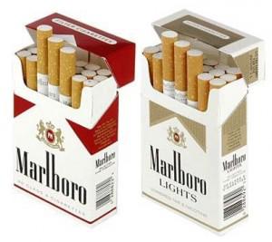 custom blank cigarette packet