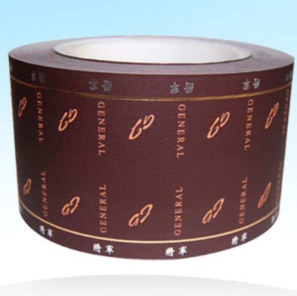 Cigarette yellow cork  tipping paper 
