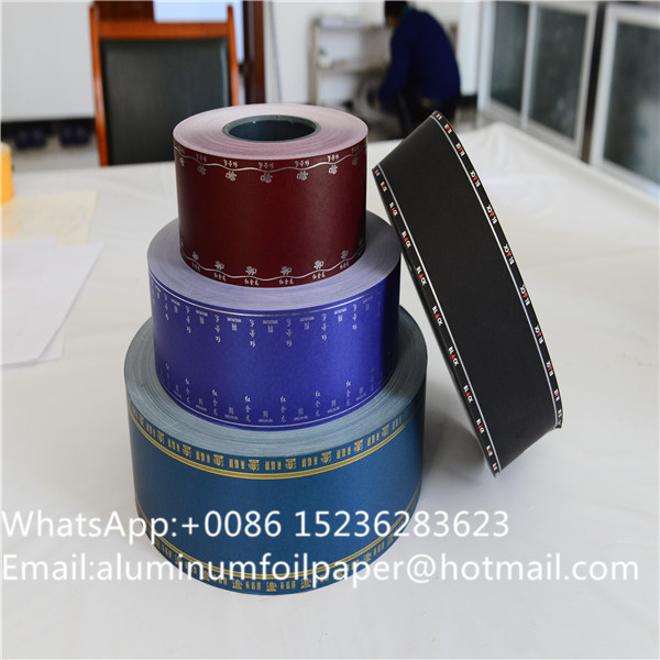 cigarette filter tipping paper cork yellow tipping paper