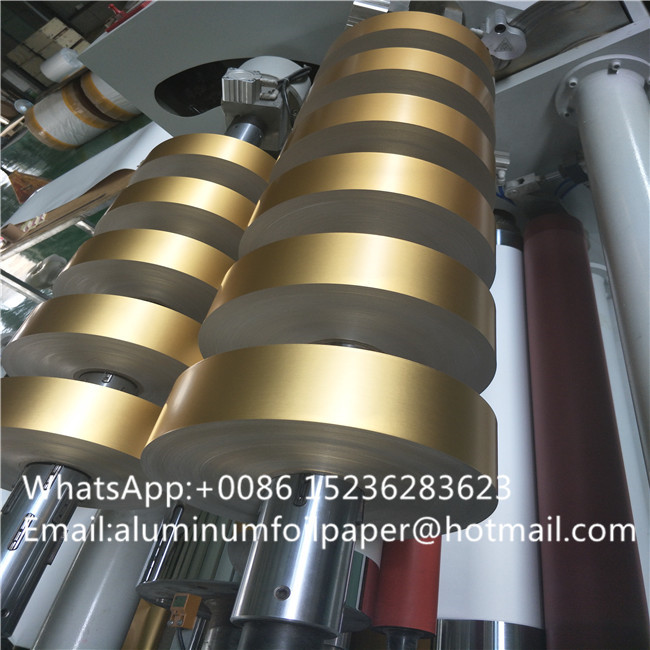 Cigarette inner liner packing paper gold cigarette foil paper
