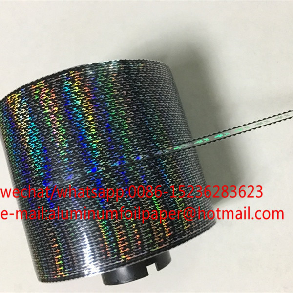 4mm Transparent Bobbin Hologram Self Adhesive Tear Tape for Cigarette