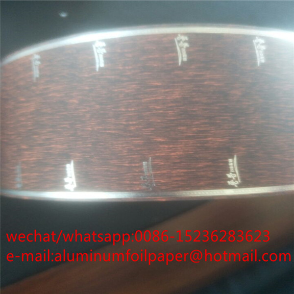 70mm Hot stamping foil logo printed white cigarette tipping paper